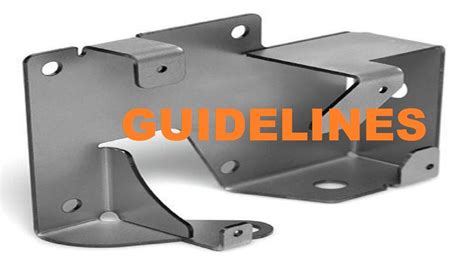 basics of sheet metal design|sheet metal stamping design guidelines.